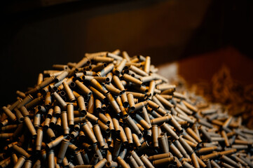 Shell casings ammunition production workshop