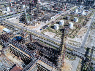 Fototapeta premium Terminals for storage oil and finished petroleum products
