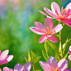 Obraz premium Generative AI, Bright and beautiful chrysanthemum close-up