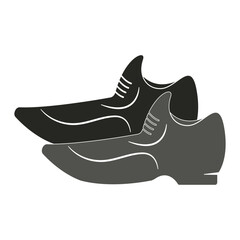 shoes logo vector illustration