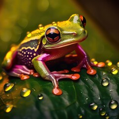 red eyed tree frog