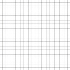 Seamless, repeatable Squares grid, mesh, Graph, Plotting paper pattern, Regular Lattice, grate-grating, Trellis and grill with thin lines. Vector illustration.