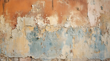 Fototapeta premium Generative AI Illustration of a Painted Wall for Use as a Graphic Resource