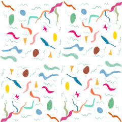 seamless pattern with balloons