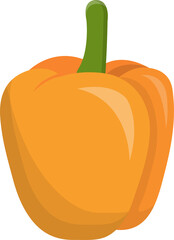 Bell pepper icon or logo, healthy and delicious vegetable