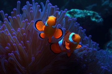 A stunning display of Clownfish