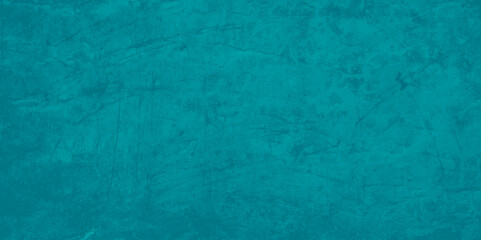 Fototapeta na wymiar turquoise cement or concrete wall texture and background seamless
