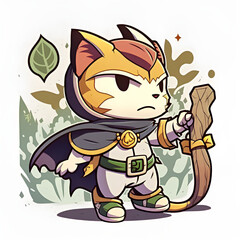 Cartoon Warrior Cat 4