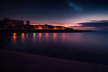 Fototapeta premium Brazilian Beach Neon