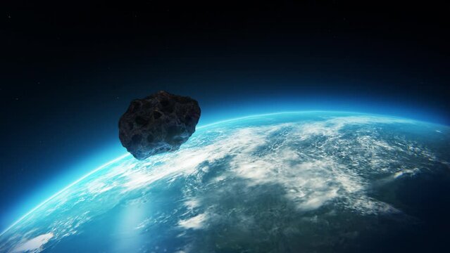 Dangerous asteroid approaching to planet Earth