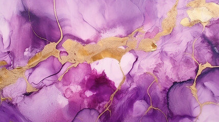 Original abstract alcohol ink background with watercolor. 