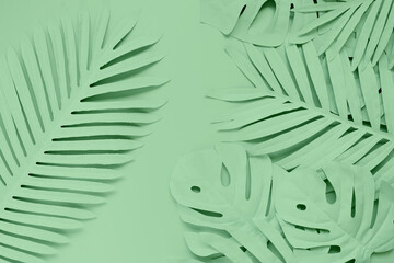 tropical leaf,leaves collection for design with pastel color.creative and minimal art nature...