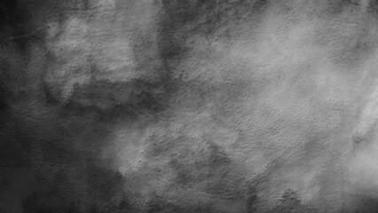 Fototapeta premium The watercolor background combines the graphic design of a clay wall or cement floor in dark gray tones.