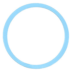 blue oil paint circle