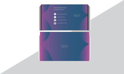 Naklejka premium business card, template, layout, modern and creative professional ,business, corporate, template ,design for personal and marketing business identity.