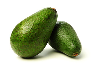 avocado isolated on white background