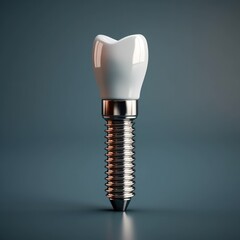 Dental implants,Modern dental implants,AI generated.
