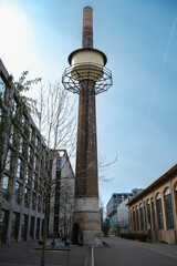 Industrial tower in the former indistrial quartet of zurich.