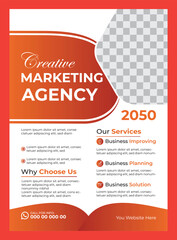 Corporate business flyer design template