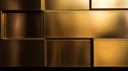 Gold bars background texture.