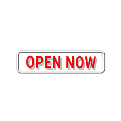 open now button open now label banner