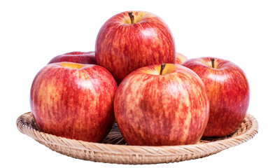 red apples in a basket