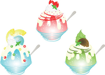 かき氷　shaved-ice