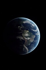 Earth in outer space