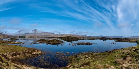 lake and mountains Rannoch Moore 