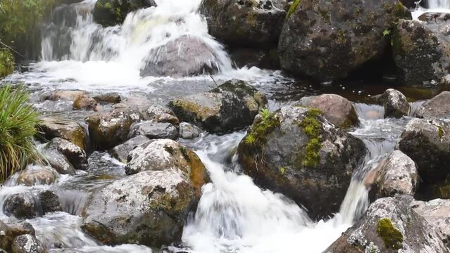 Paramo, River, South America, Rio Paramo Sumapaz Colombia Sudamerica 