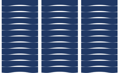 blue and white block and curve continue as stripes seamless repeat pattern, replete image design for fabric printing 