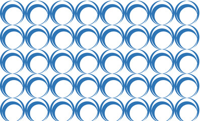 blue and white background with circles, Circle pattern of Blue and dark blue, repeat, replete pattern, endless pattern design for fabric printing
