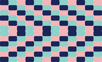 blue, green  and pink checkered background seamless repeat patterns, replete image patter design for fabric printing or background wallpaper 