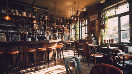 interior of cafe