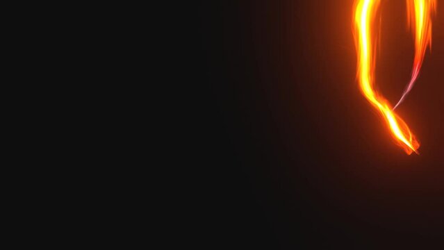 Lichtschweif, Lighttrails, Glasfaser FTTH Highspeed Internet DSL VPN-Tunnel, Sicherheit, Security, Multimedia, 4K, UHD, AI, KI, feuer, goldgelb, heiss, warm, feuerball, explosion, orange, schwarz