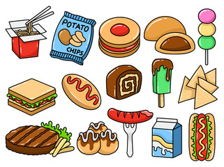 Hand Drawn Clip art Food Illustration