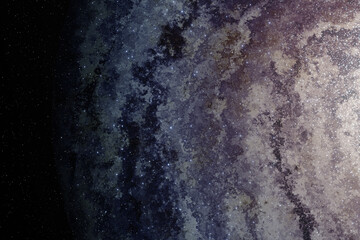 Close-up of spiral Galaxy