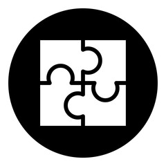 Management Office Icon Circle Glyph