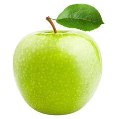 Apple isolated on white background, full depth of field