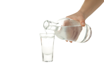 PNG, Concept of strong alcohol drink, vodka