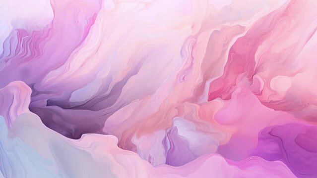 Abstract pastel fluid waves motion digital video, Liquid art movement with vivid colors, creative fluid texture, layered paper material, business background for marketing purposes, psychedelic wave 