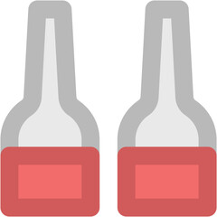 Lab equipment, icon design of test tube 