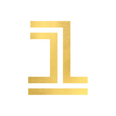 1 golden font number