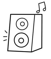  speaker line icon