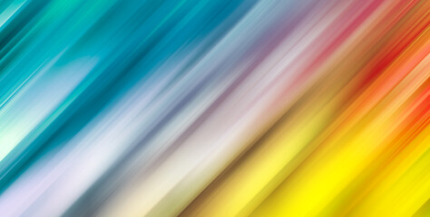Bright motion stripes background with diagonal green, yellow and orange color. Abstract multicolor design 