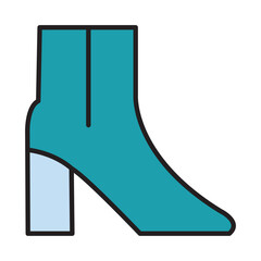 Filled Line BOOTS design vector icon design vector line icon svg