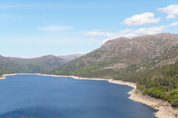 Naklejka premium Vilarinho das Furnas reservoir, Campo de Gerês, Terras de Bouro, Braga district, Portugal