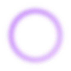 Gradient Neon Light Purple Circle