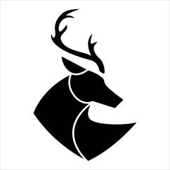 deer modern logo