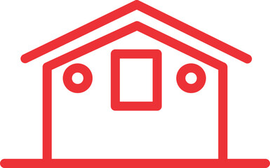 house icon isolated on white